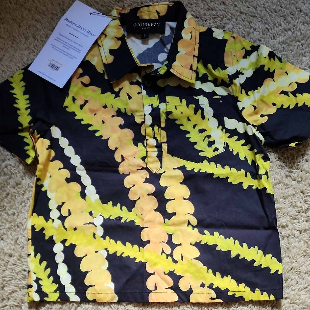 Boys Lexbreezy Puakenikeni Aloha Shirt